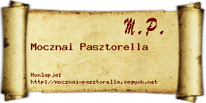 Mocznai Pasztorella névjegykártya